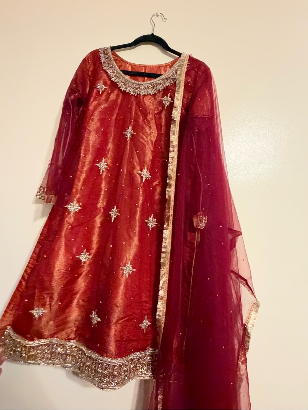 Embellished Red & Pink Set